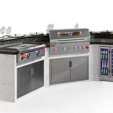 Premier Backyard Grill Island Bar Outdoor Dreams Kitchen Oasis Luxury Living Jacksonville Florida USA