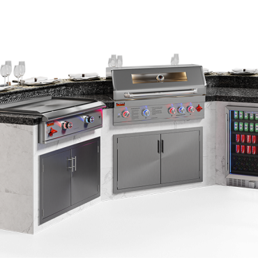 Premier Backyard Grill Island Bar Outdoor Dreams Kitchen Oasis Luxury Living Jacksonville Florida USA