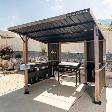 Premier Backyard Outdoor Dreams Hot Tub Swim Spa Luxury Outdoor Kitchen Living Jacksonville Florida USA