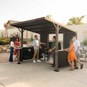 Premier Backyard Outdoor Dreams Hot Tub Swim Spa Luxury Outdoor Kitchen Living Jacksonville Florida USA